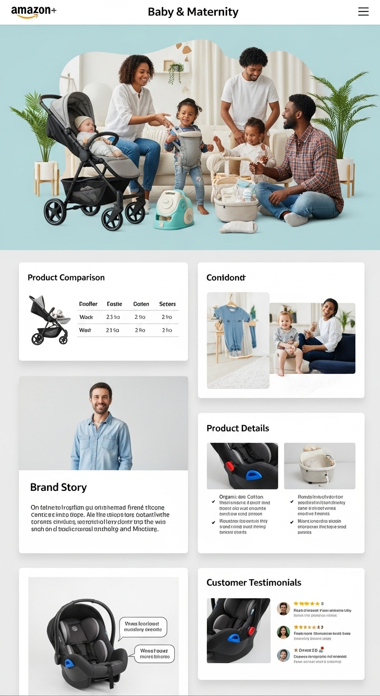 Baby Bottle A+ Infographic