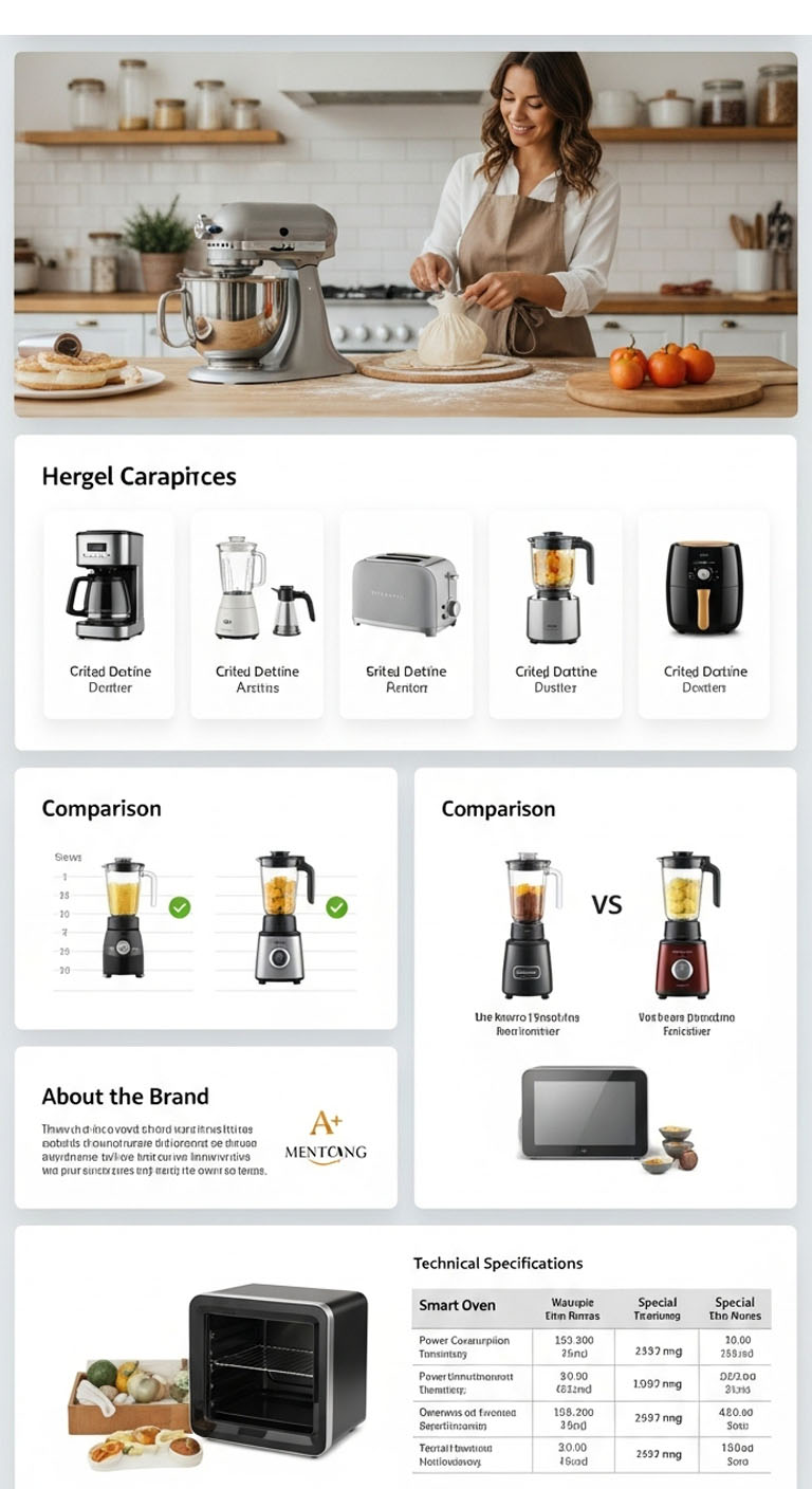 Kitchen Appliance A+ Infographic