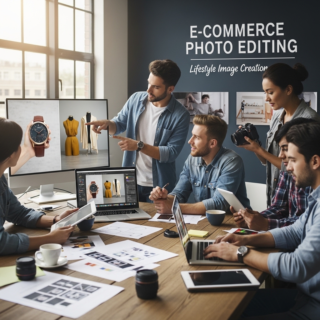 E-commerce Photo Editing Lifestyle Image Creation