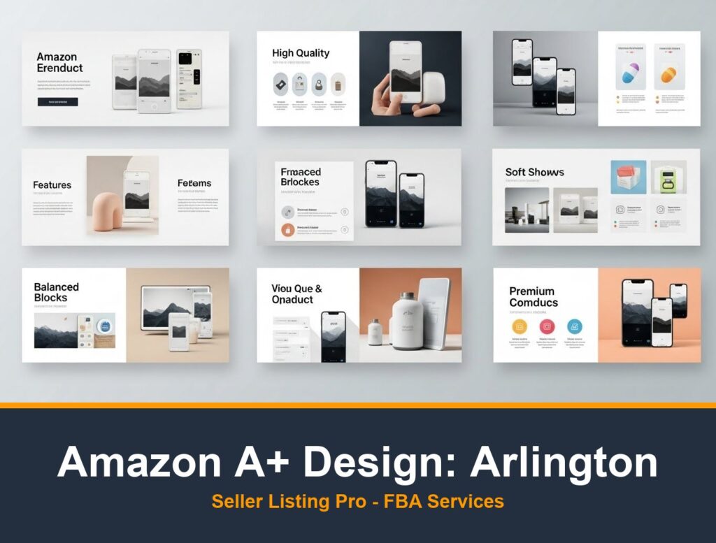 Amazon A+ Content Design in Arlington