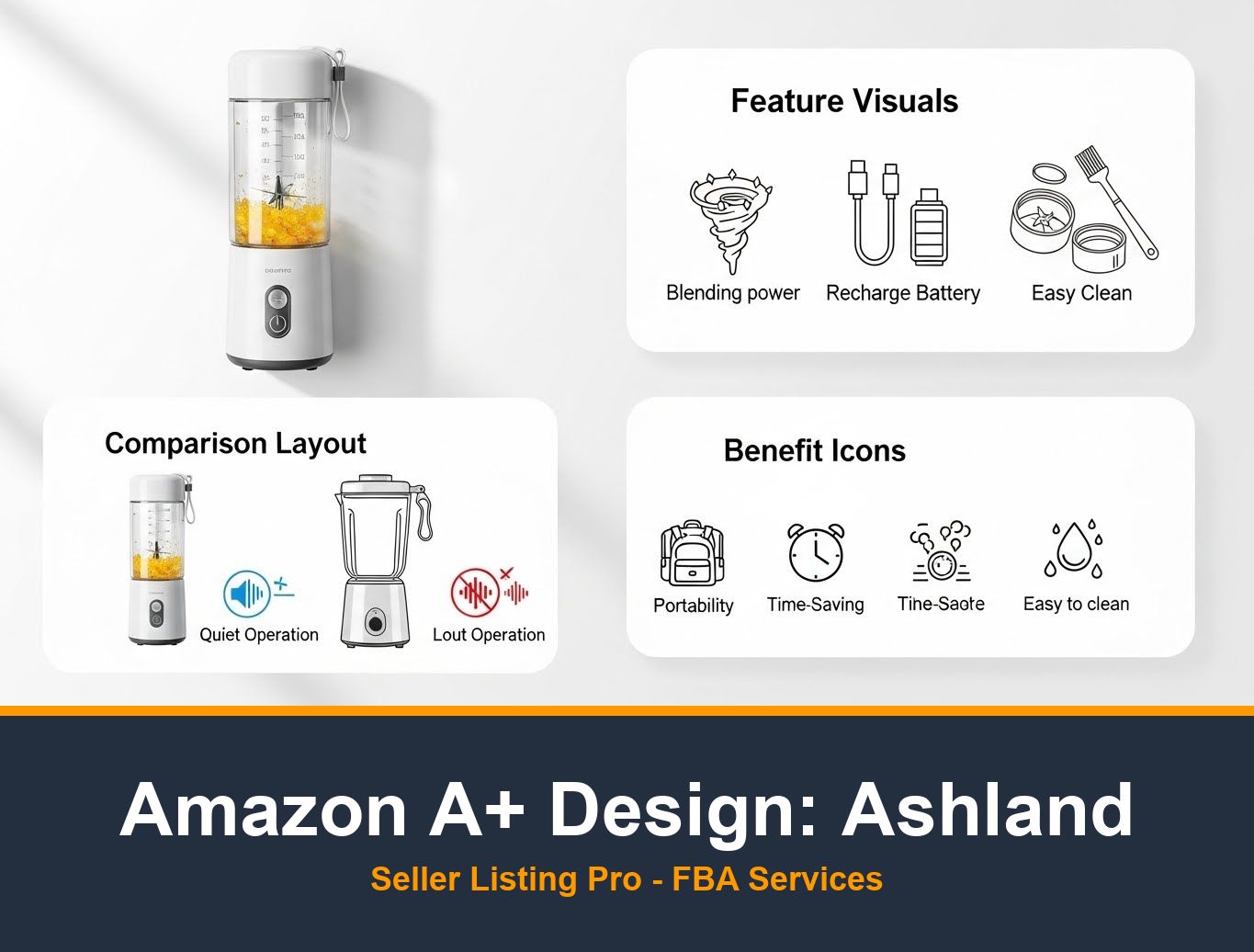Amazon A+ Content Design in Ashland