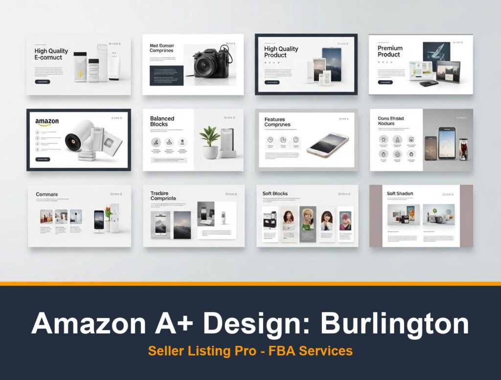 Amazon A+ Content Design in Burlington