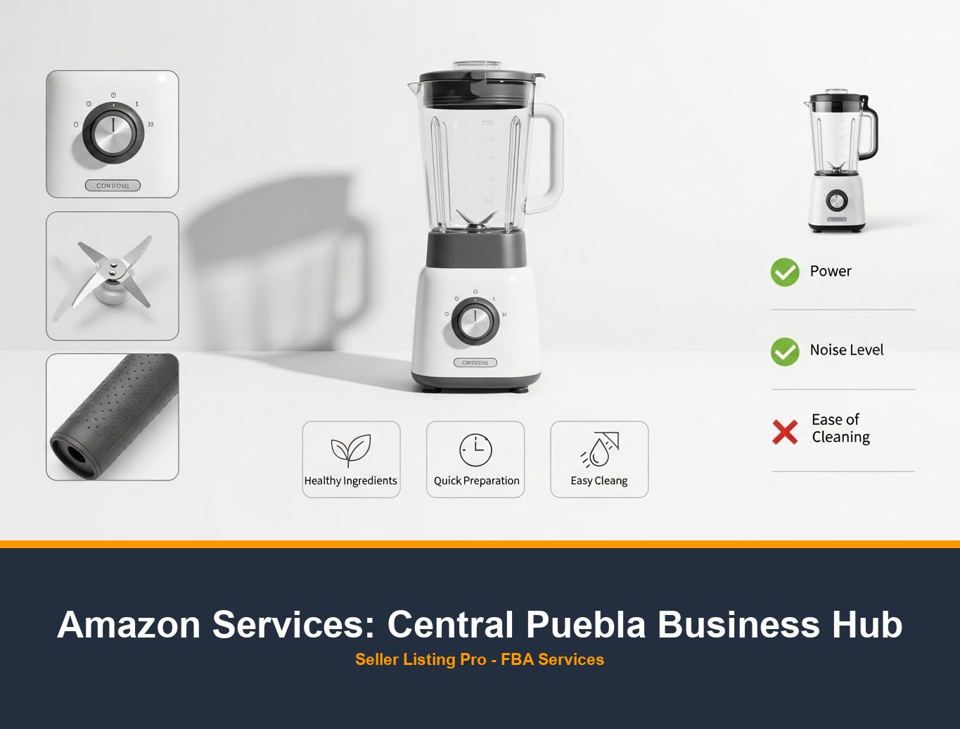 Amazon A+ Content Design in Central Puebla Business Hub
