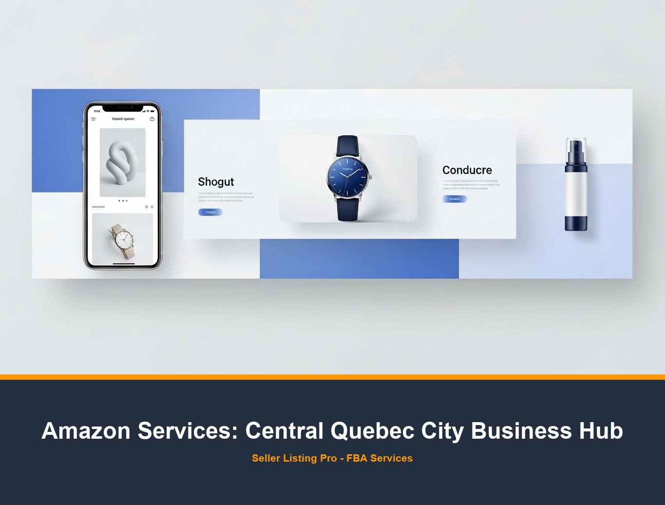 Amazon A+ Content Design in Central Quebec City Business Hub