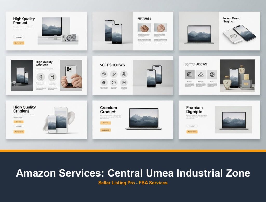 Amazon A+ Content Design in Central Umea Industrial Zone