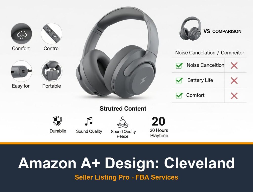 Amazon A+ Content Design in Cleveland