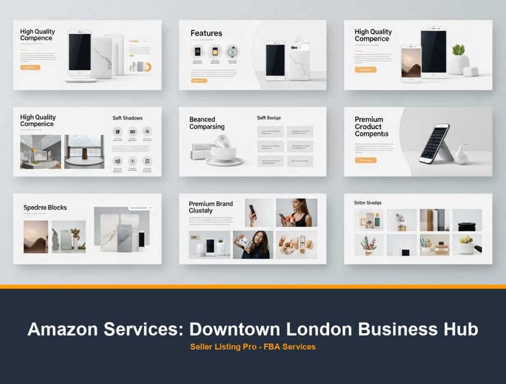 Amazon A+ Content Design in Downtown London Business Hub
