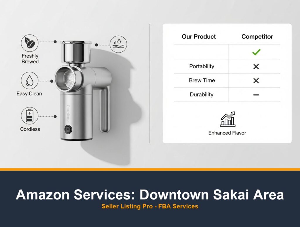 Amazon A+ Content Design in Downtown Sakai Area