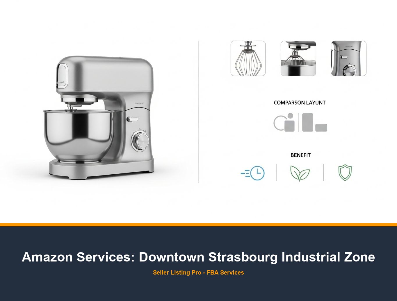 Amazon A+ Content Design in Downtown Strasbourg Industrial Zone