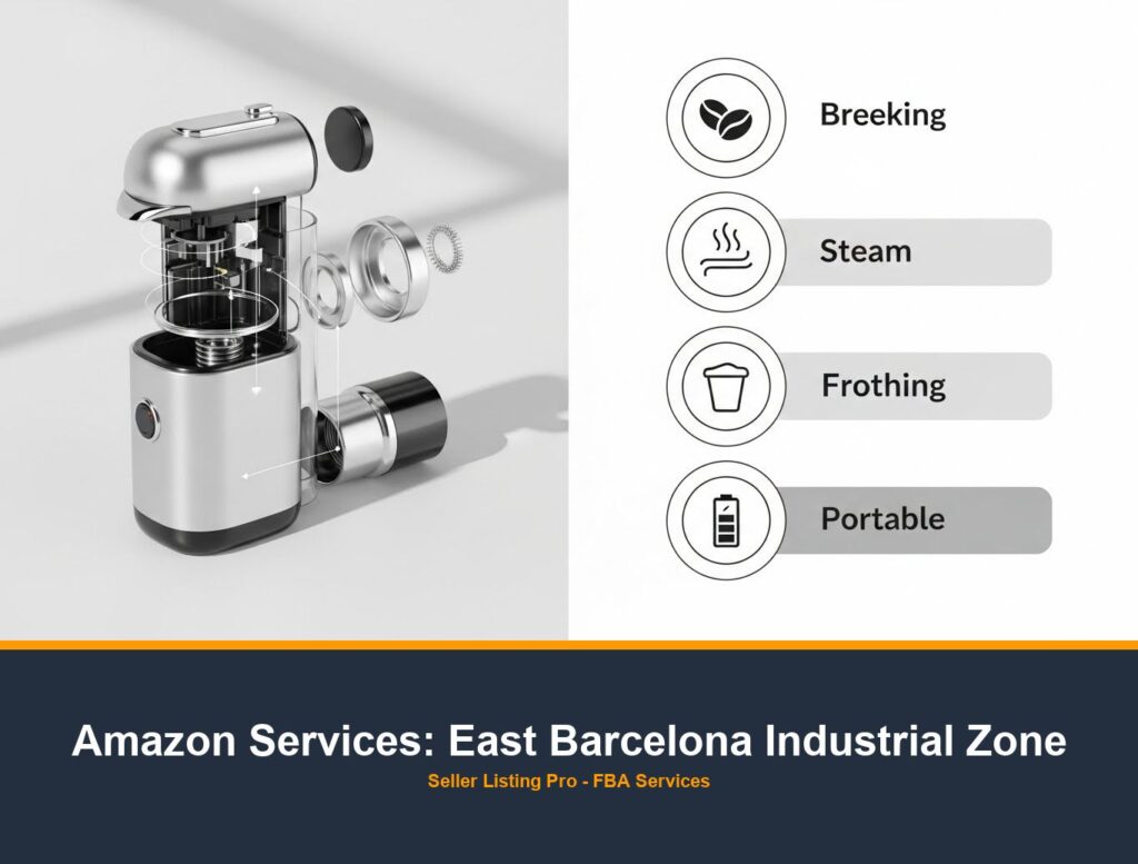 Amazon A+ Content Design in East Barcelona Industrial Zone
