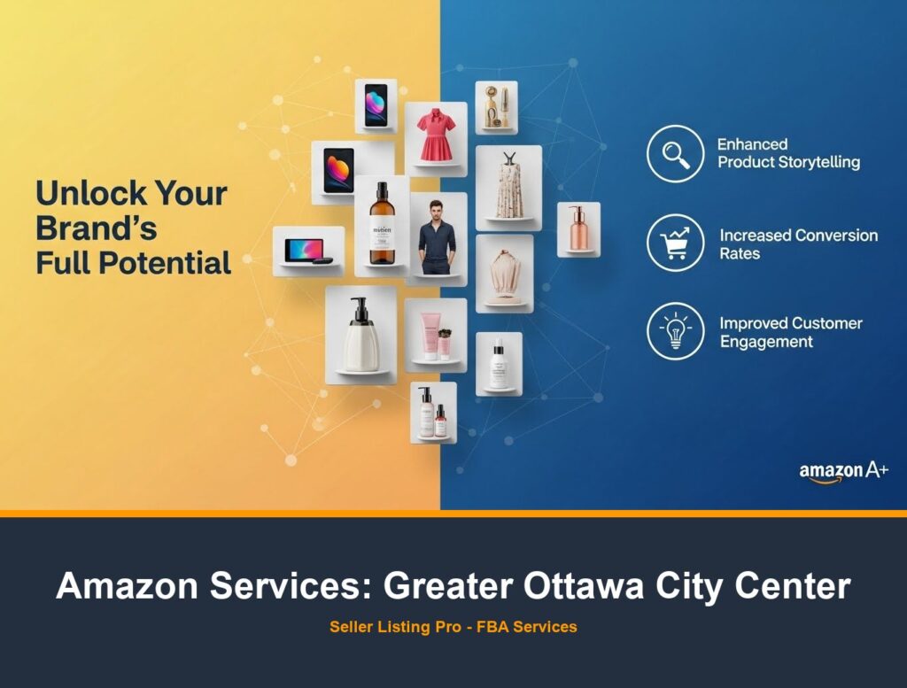 Amazon A+ Content Design in Greater Ottawa City Center
