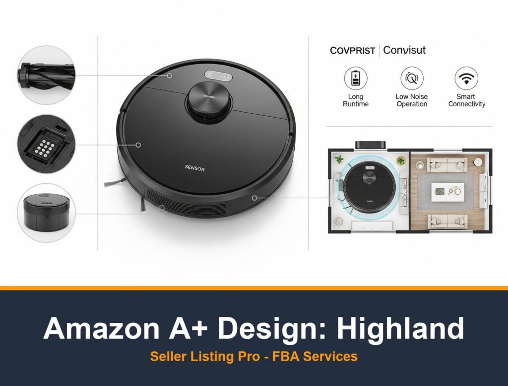 Amazon A+ Content Design in Highland