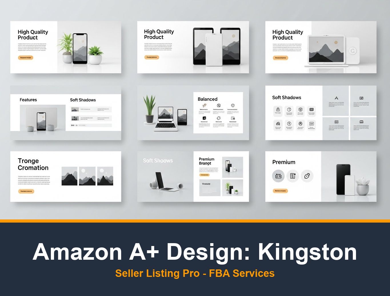Amazon A+ Content Design in Kingston