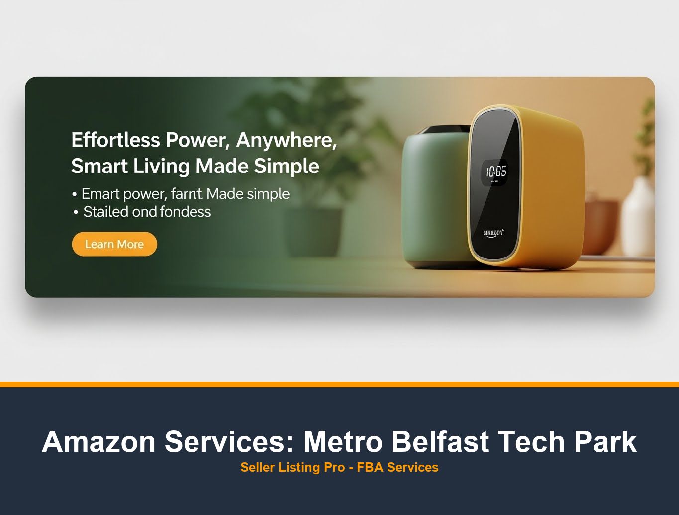 Amazon A+ Content Design in Metro Belfast Tech Park