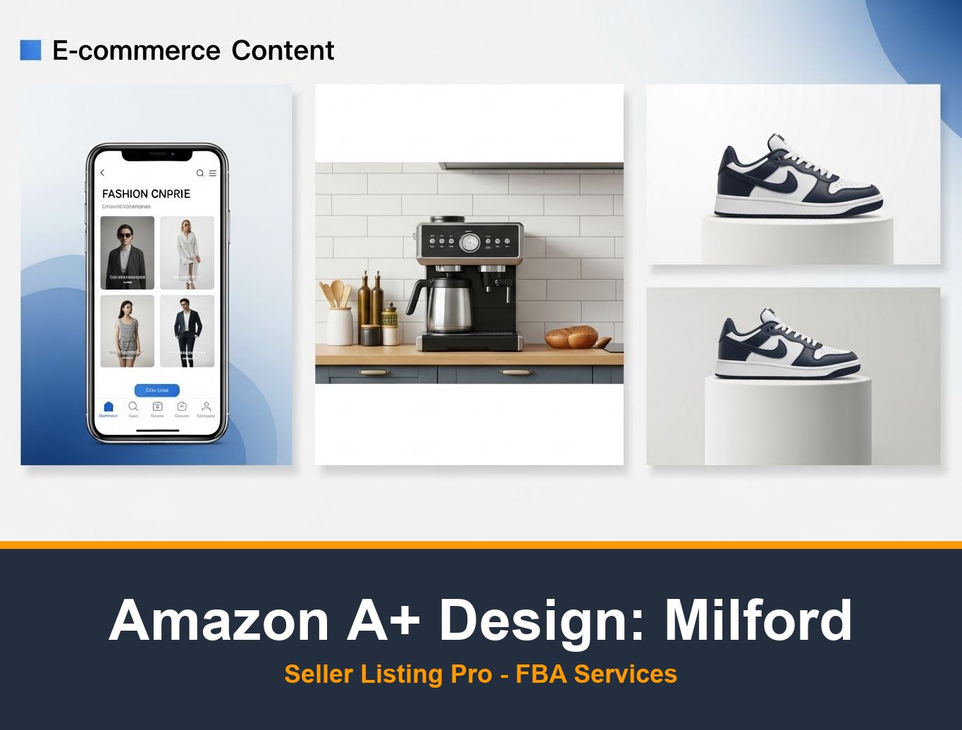 Amazon A+ Content Design in Milford