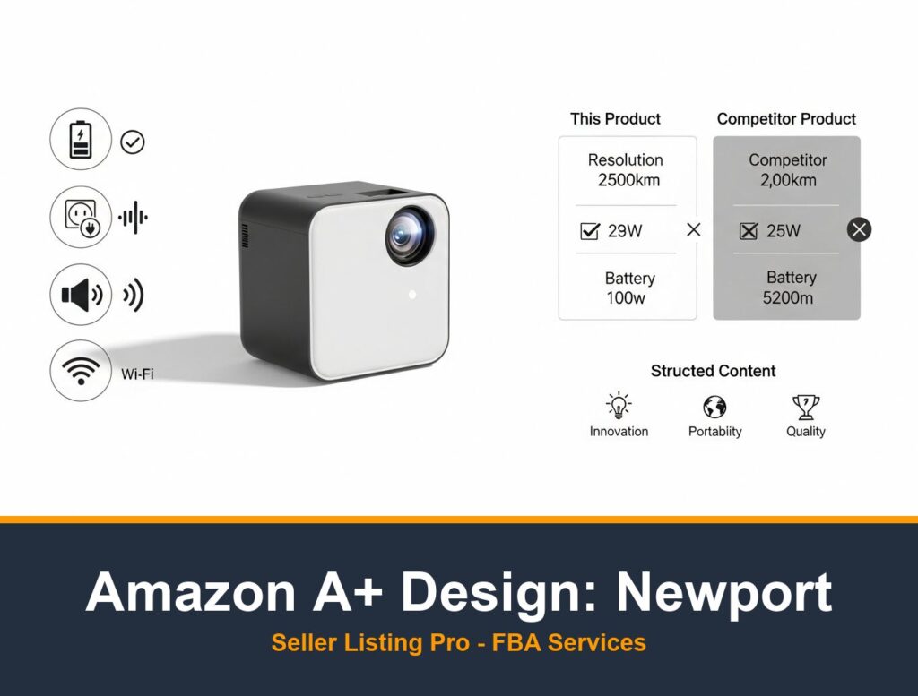 Amazon A+ Content Design in Newport
