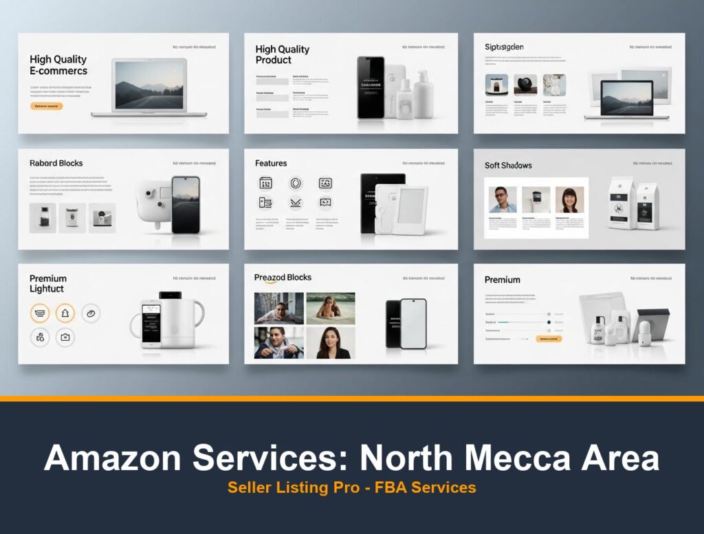 Amazon A+ Content Design in North Mecca Area