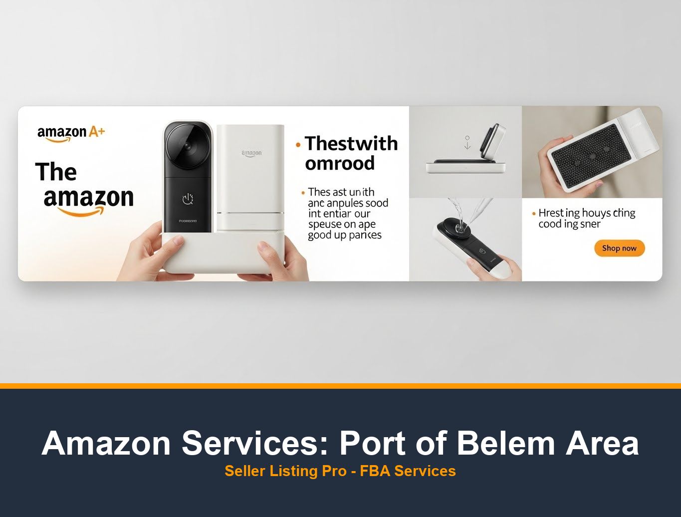 Amazon A+ Content Design in Port of Belem Area