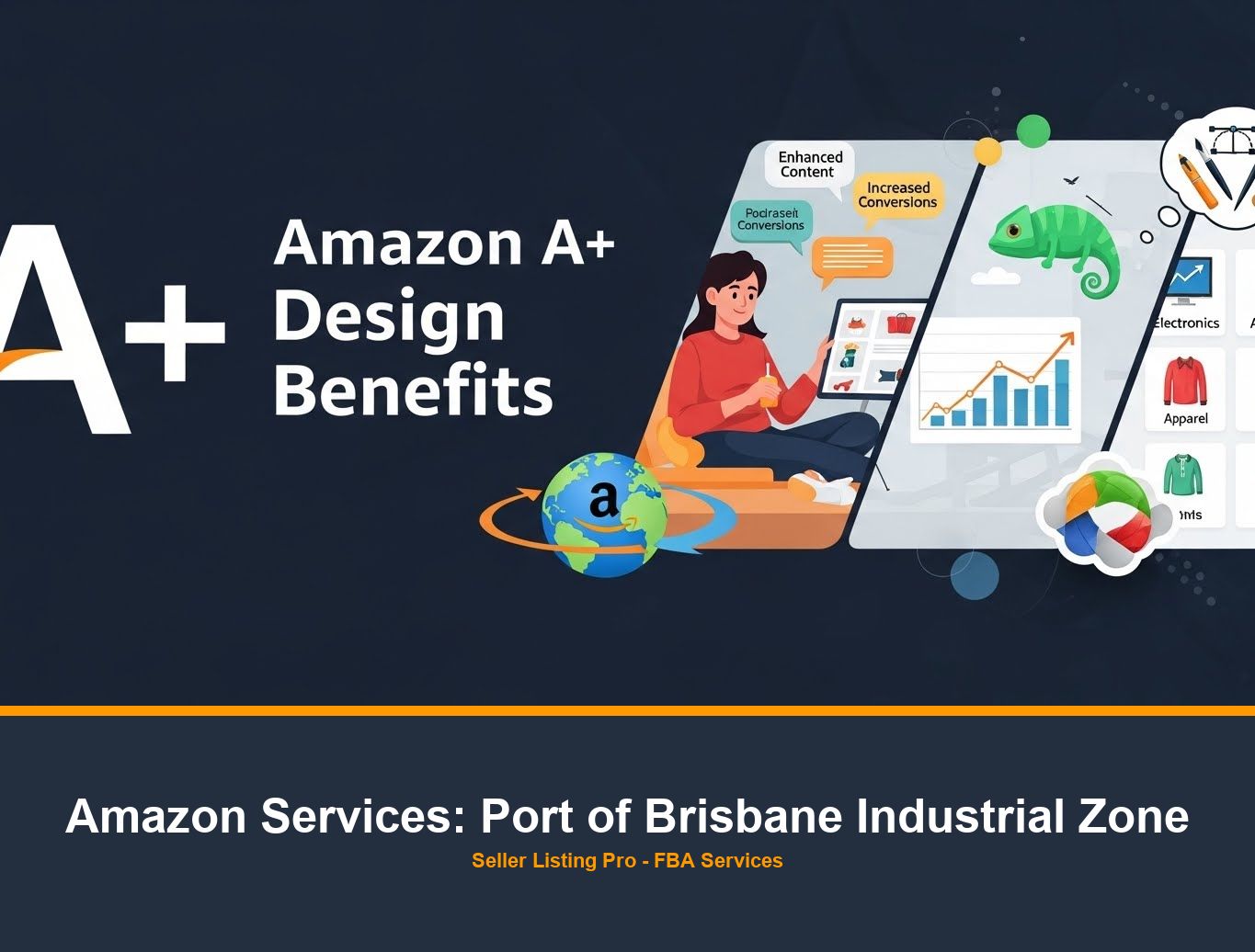 Amazon A+ Content Design in Port of Brisbane Industrial Zone