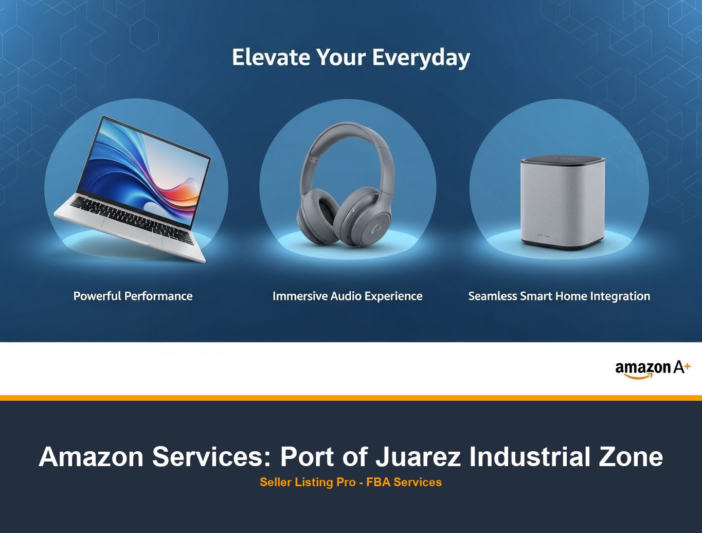 Amazon A+ Content Design in Port of Juarez Industrial Zone