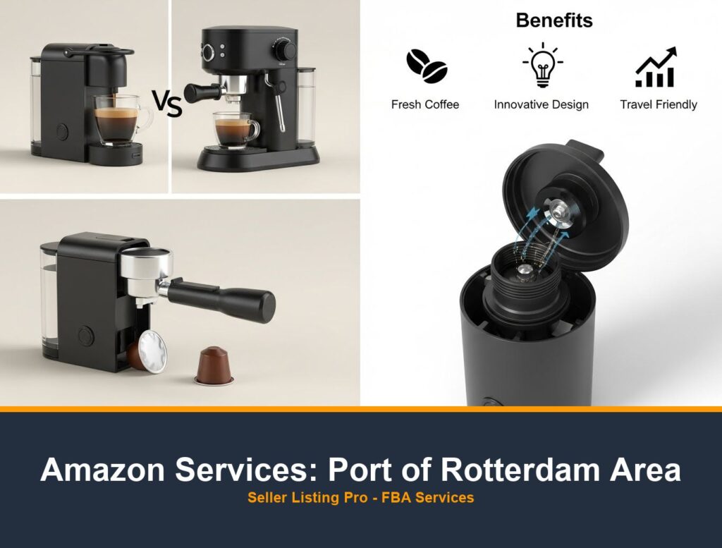 Amazon A+ Content Design in Port of Rotterdam Area