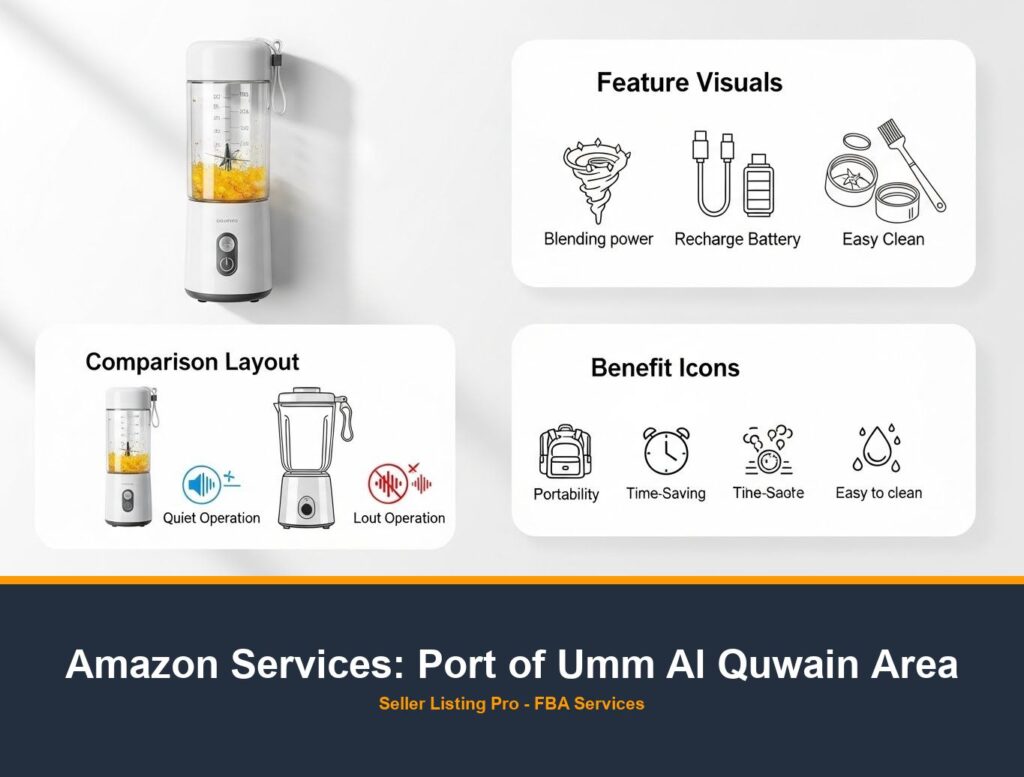 Amazon A+ Content Design in Port of Umm Al Quwain Area