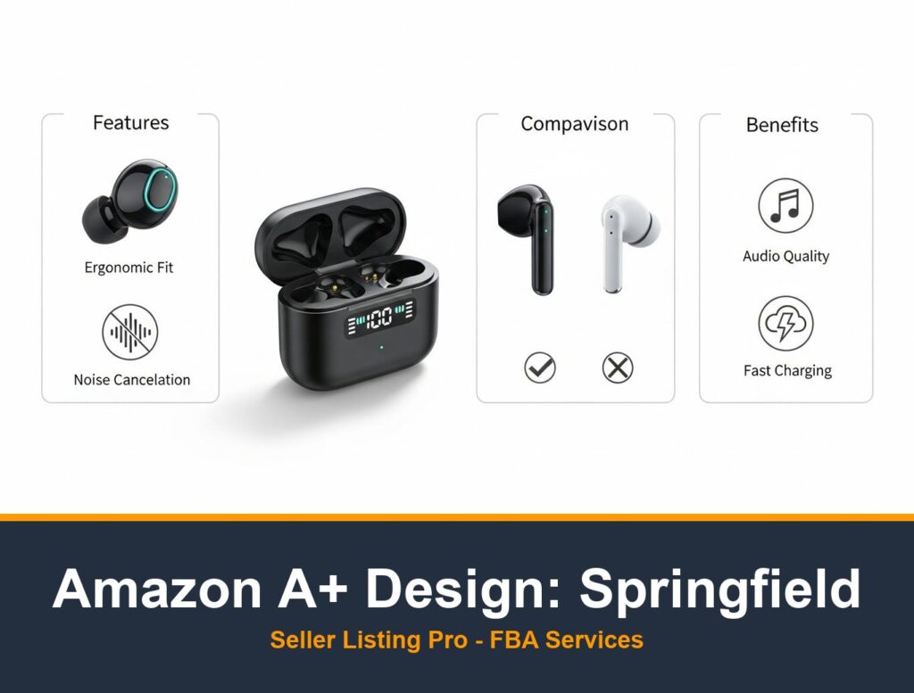 Amazon A+ Content Design in Springfield