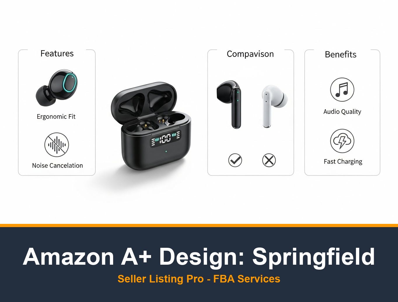 Amazon A+ Content Design in Springfield
