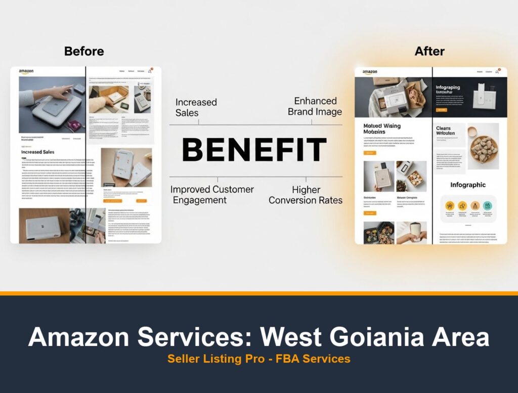 Amazon A+ Content Design in West Goiania Area