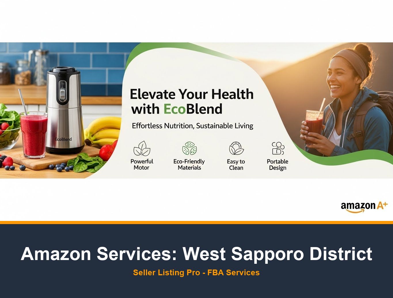Amazon A+ Content Design in West Sapporo District