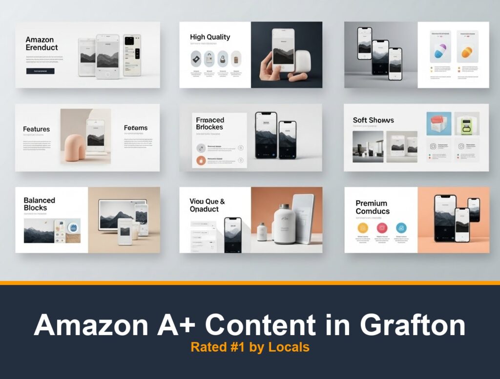 Amazon A+ Content Design in Grafton | Top Rated Agency