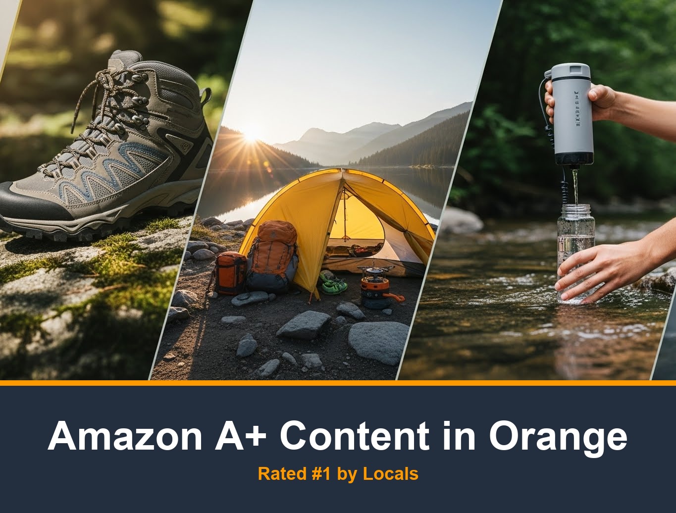 Amazon A+ Content Design in Orange | Top Rated Agency