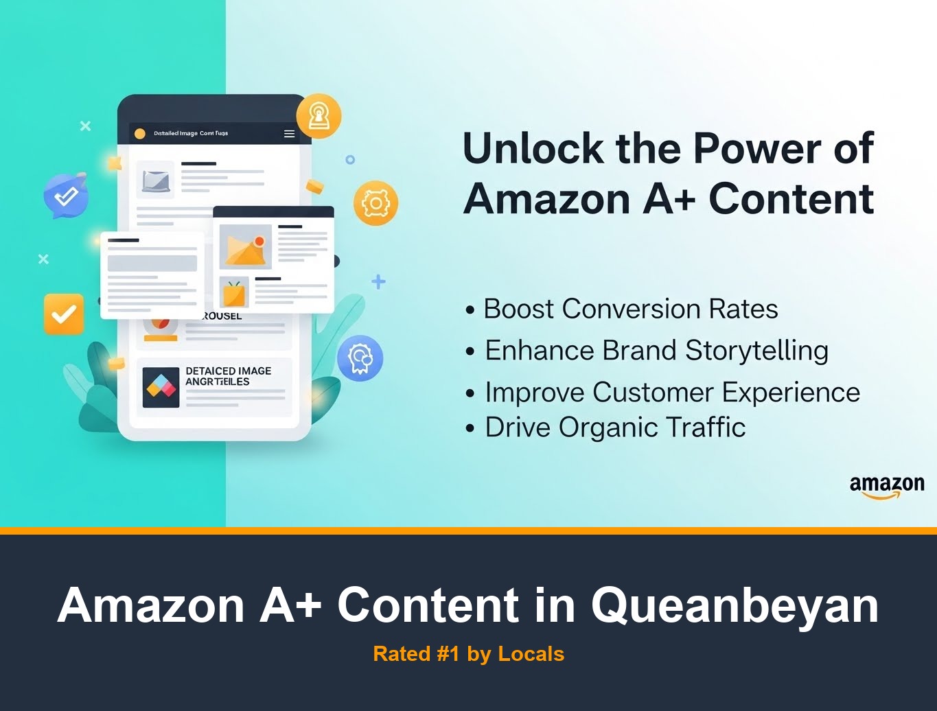 Amazon A+ Content Design in Queanbeyan | Top Rated Agency