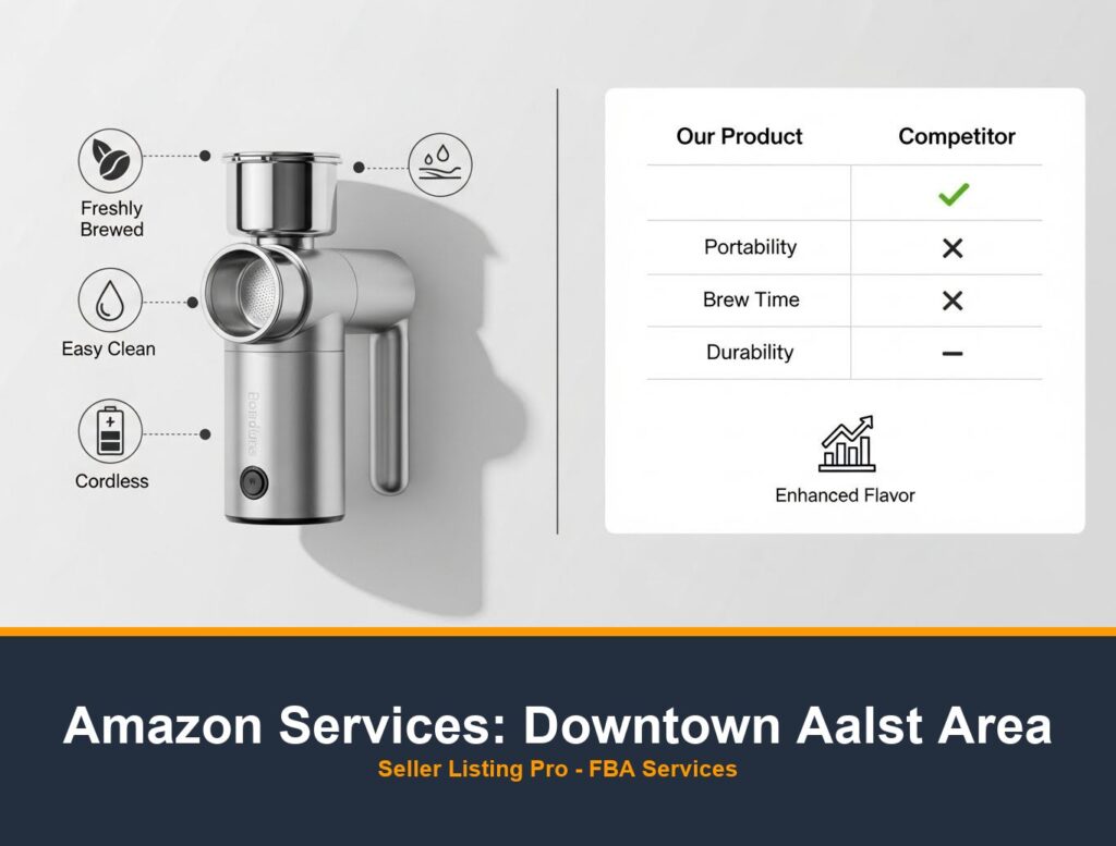 Amazon Brand Story Design in Downtown Aalst Area