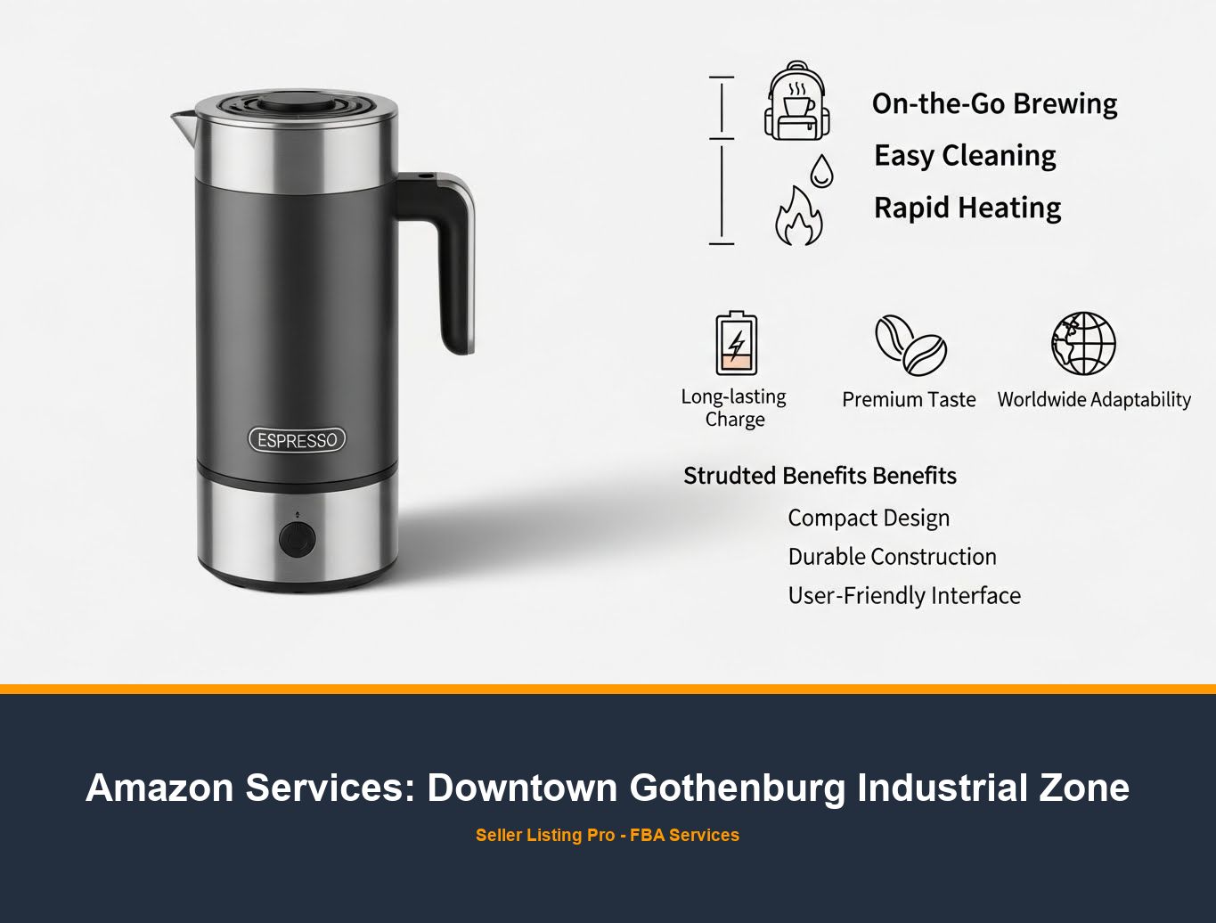 Amazon Brand Story Design in Downtown Gothenburg Industrial Zone