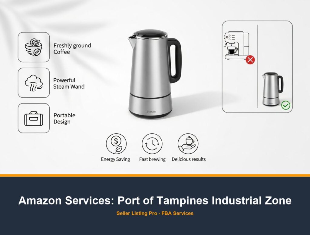 Amazon Brand Story Design in Port of Tampines Industrial Zone