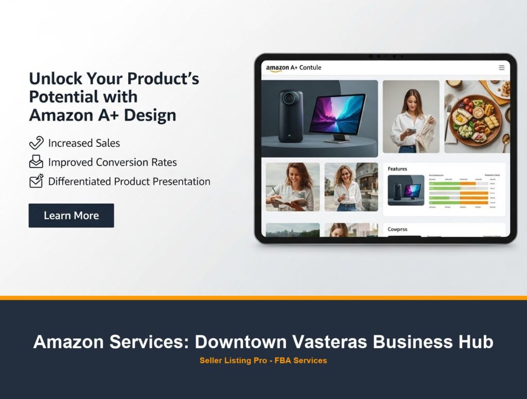 Amazon EBC Design Service in Downtown Vasteras Business Hub