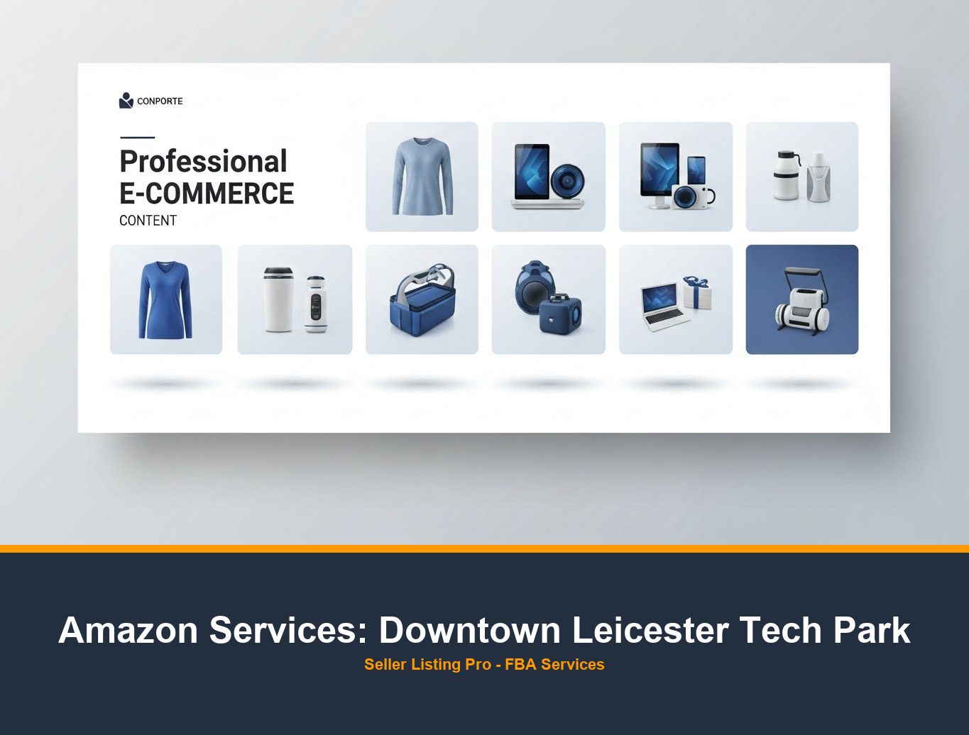 Amazon Infographic Design in Downtown Leicester Tech Park
