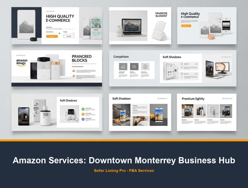 Amazon Infographic Design in Downtown Monterrey Business Hub