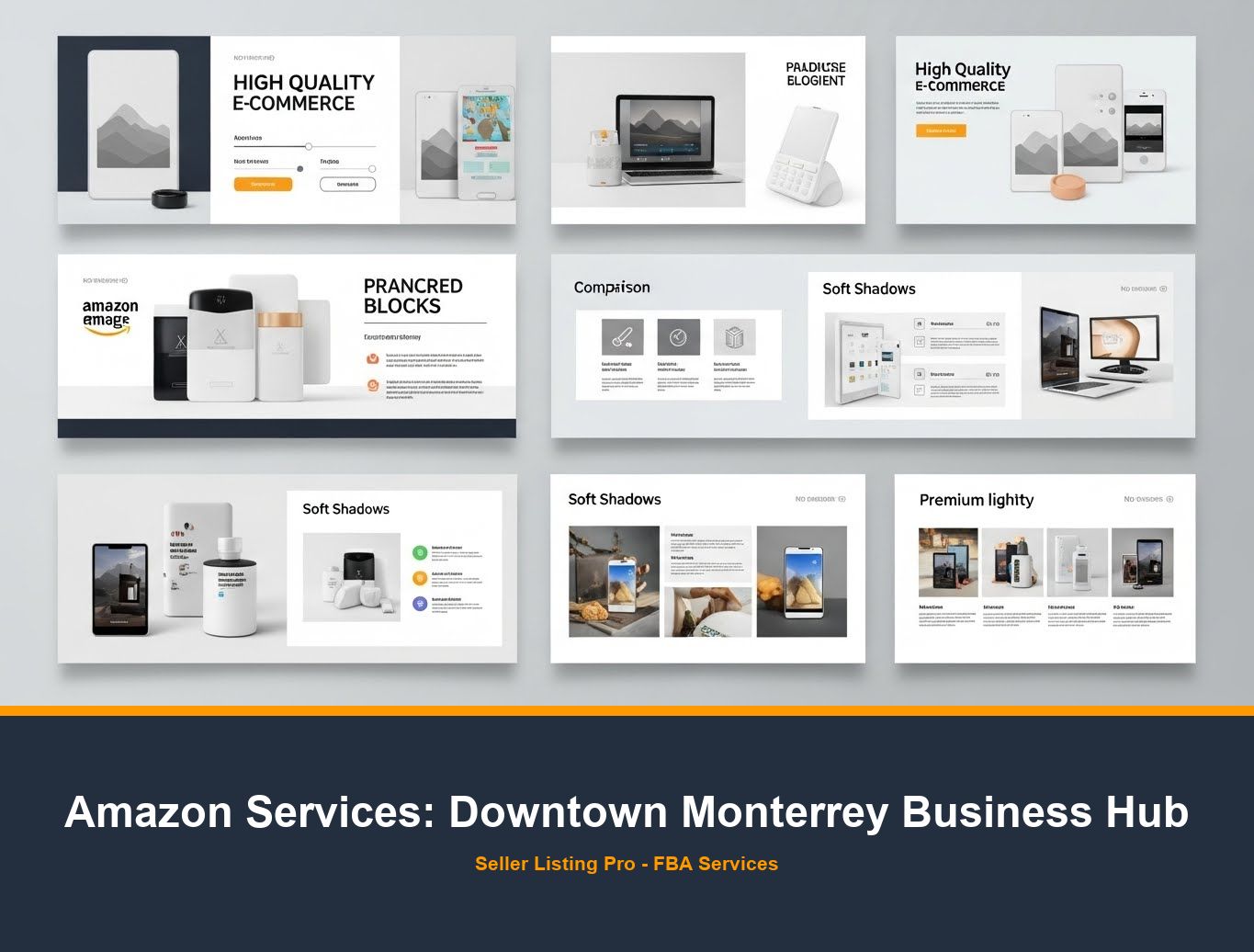 Amazon Infographic Design in Downtown Monterrey Business Hub