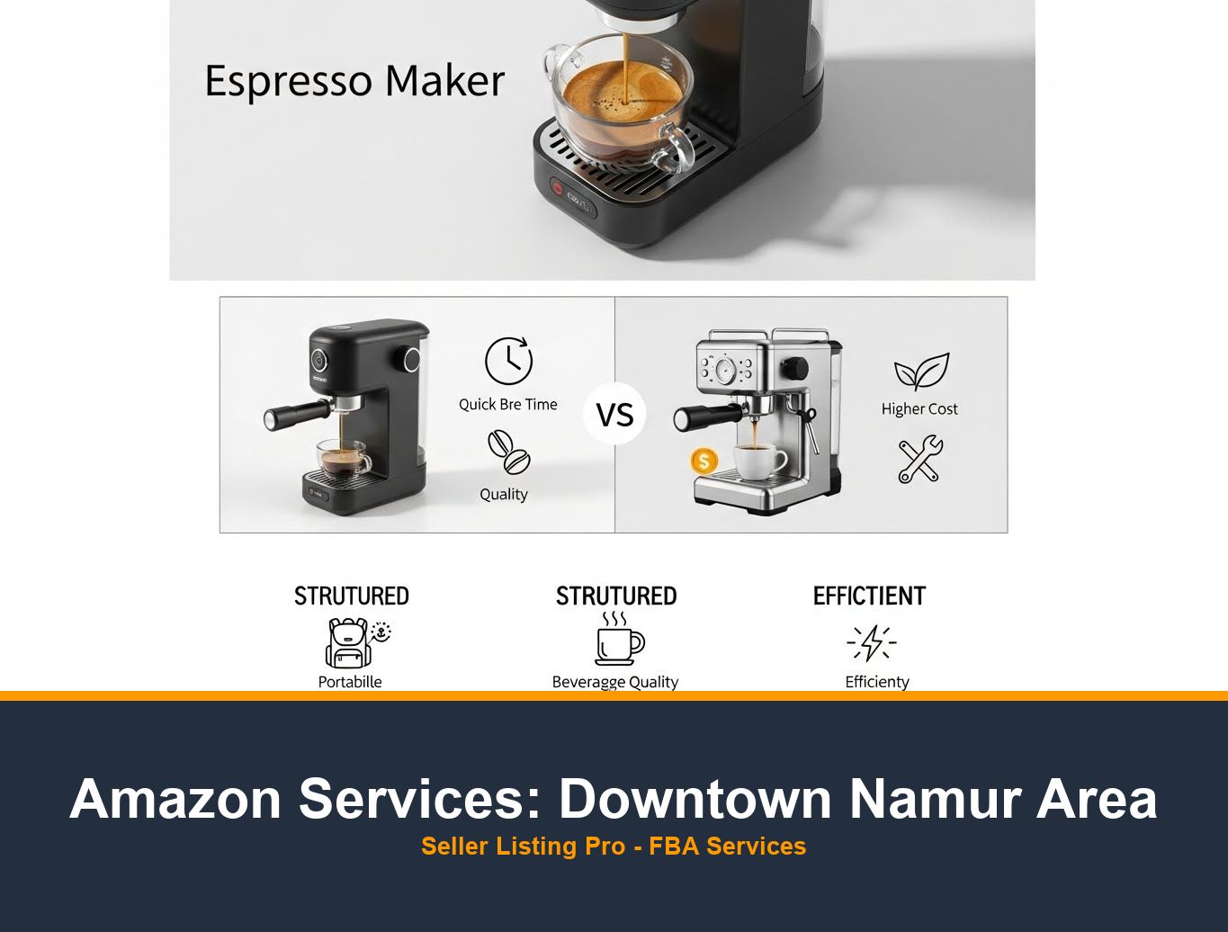 Amazon Infographic Design in Downtown Namur Area