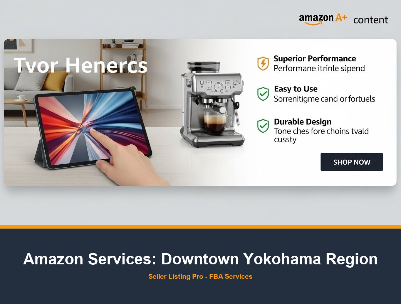 Amazon Infographic Design in Downtown Yokohama Region