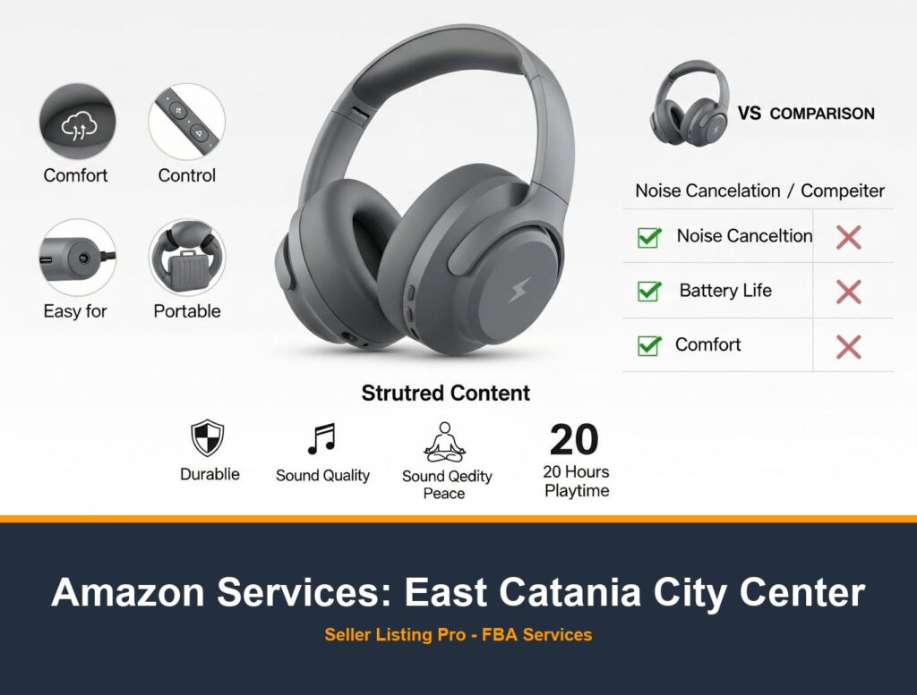 Amazon Infographic Design in East Catania City Center