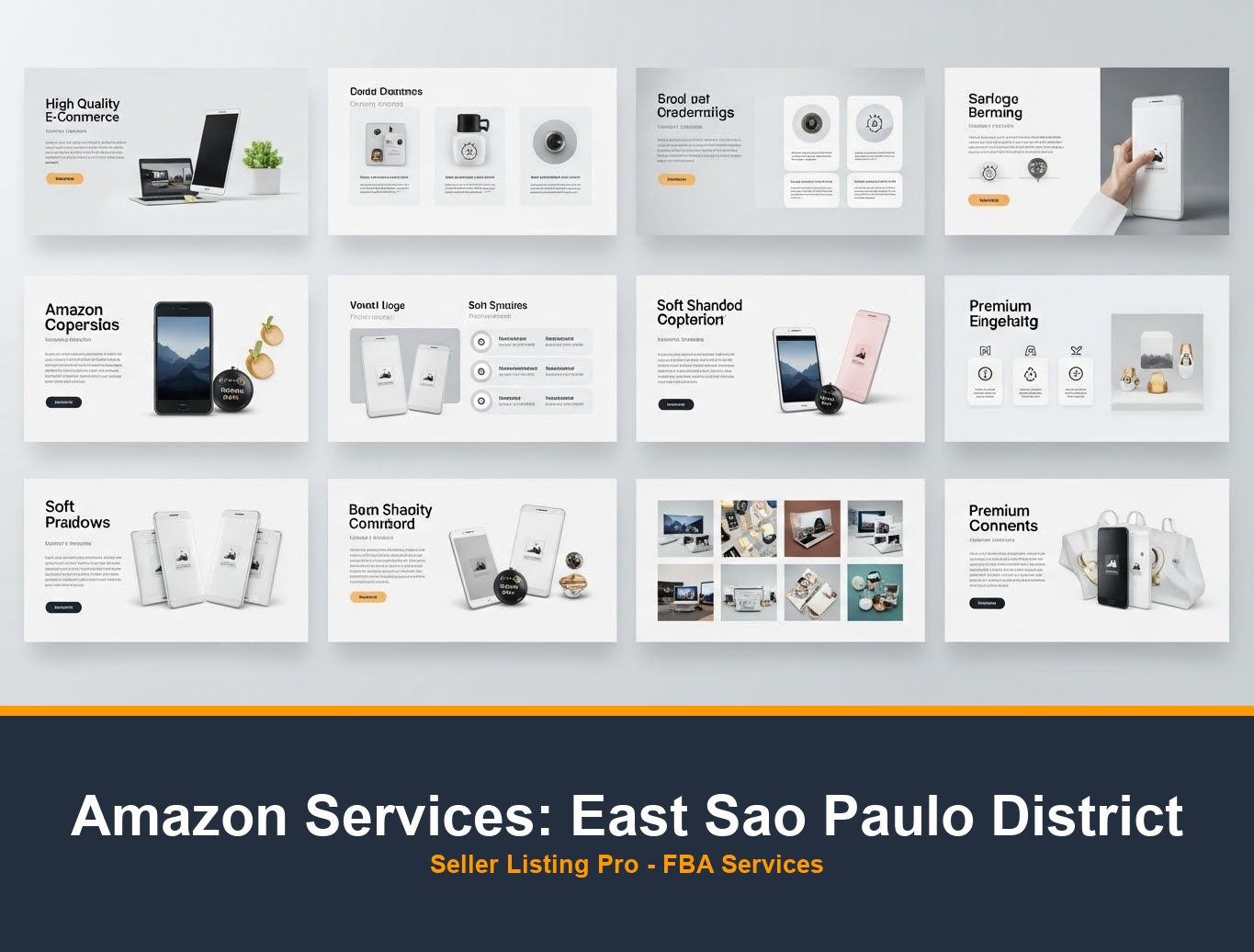 Amazon Infographic Design in East Sao Paulo District
