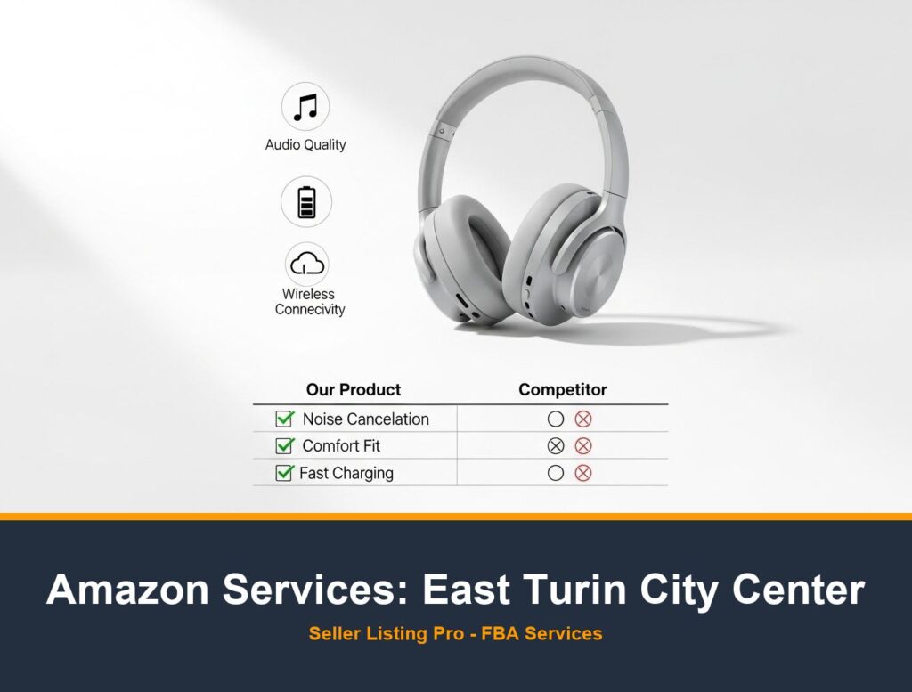 Amazon Infographic Design in East Turin City Center