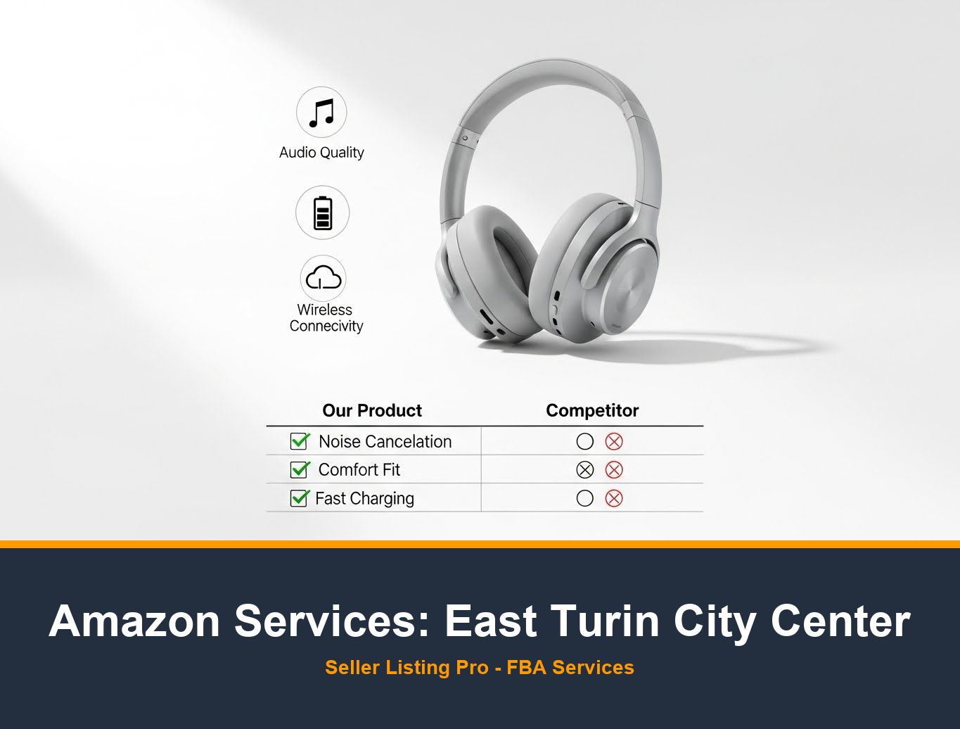 Amazon Infographic Design in East Turin City Center