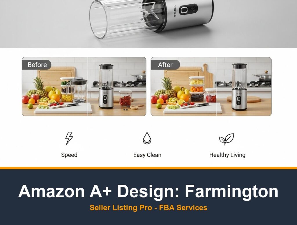 Amazon Infographic Design in Farmington