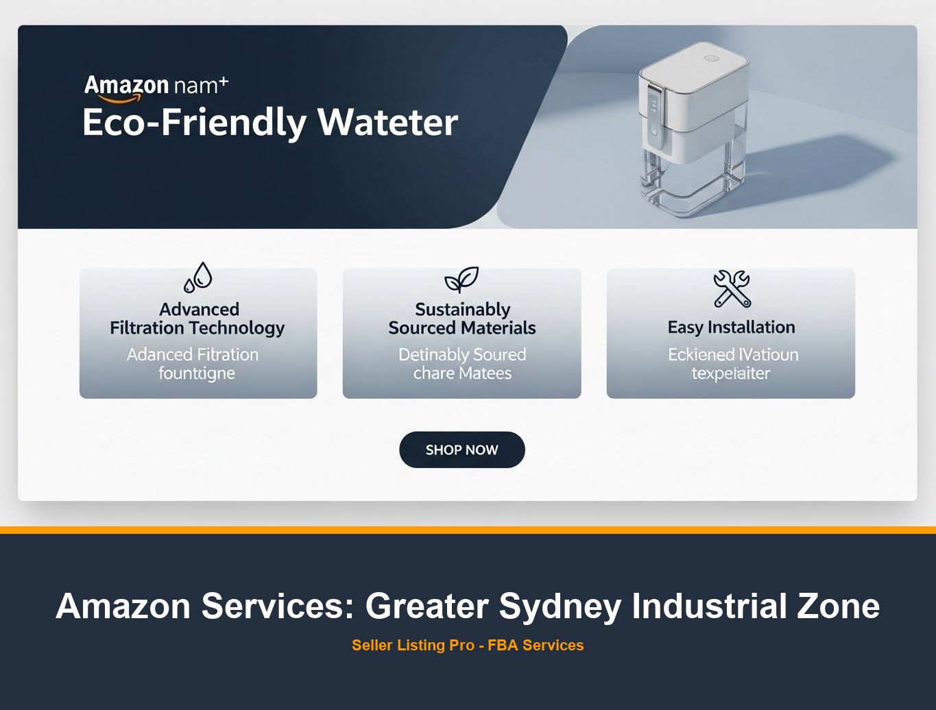 Amazon Infographic Design in Greater Sydney Industrial Zone