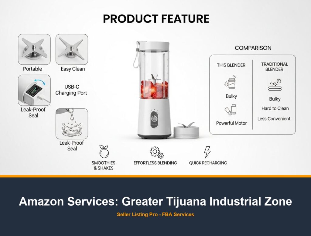 Amazon Infographic Design in Greater Tijuana Industrial Zone