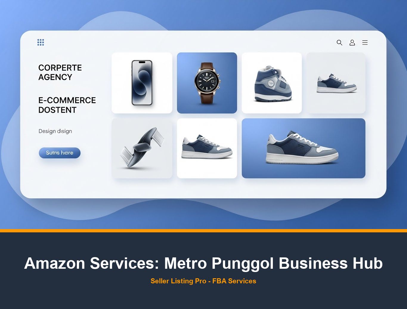 Amazon Infographic Design in Metro Punggol Business Hub